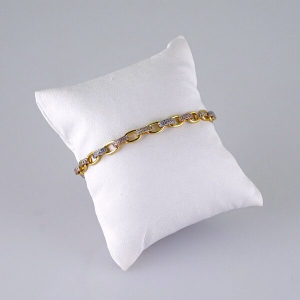 Women Bracelets/ Pulseras Dama/  Zircon Stone/  Three Color// B1049
