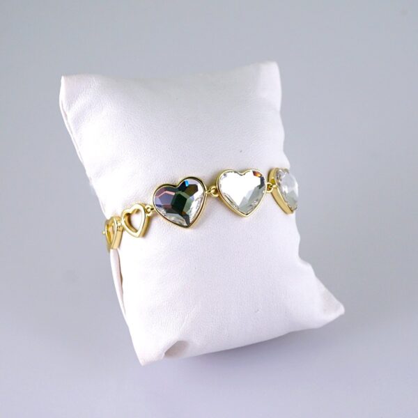 Women Bracelets/ Pulseras Dama/  Zircon Stone/  14K Real Color// B1101