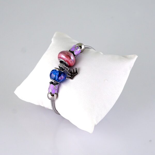 Women Bracelets/ Pulseras Dama/  Zircon Stone/  Silver color// B1107