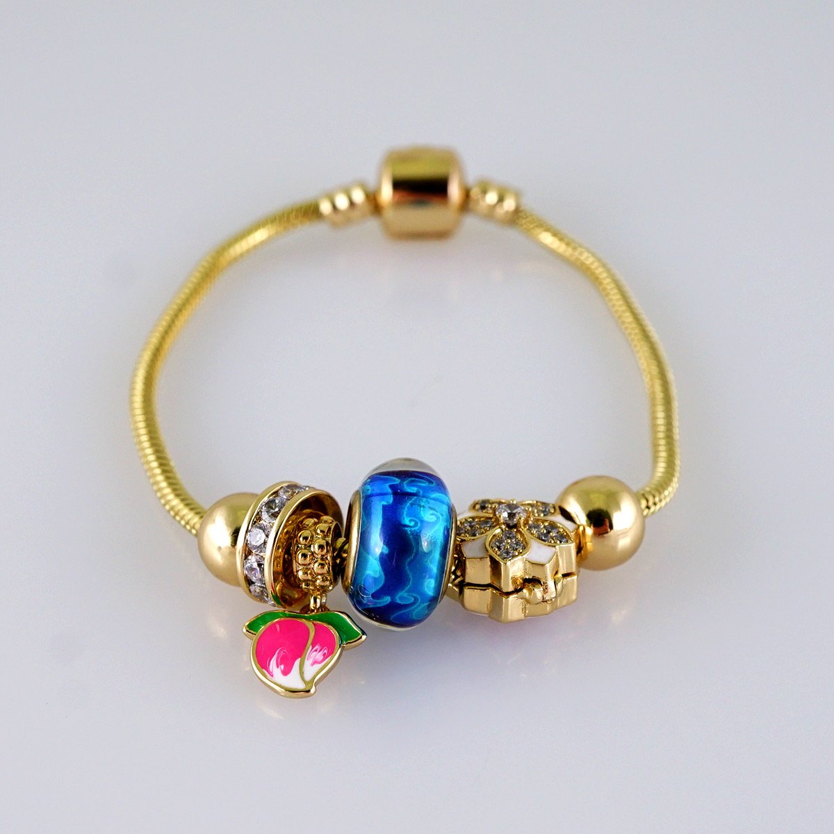 Women Bracelets/ Pulseras Dama/ Zircon Stone/ 14K Real Color// B1110 - Image 2