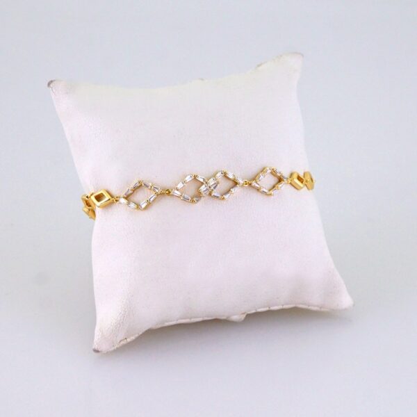 Women Bracelets/ Pulseras Dama/ Zircon Stone/ 14K Real Color// B1194