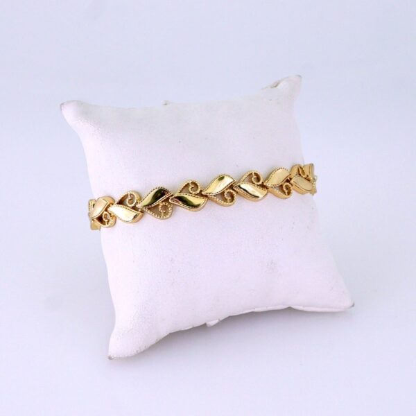 Women Bracelets/ Pulseras Dama/ Plain/ 14K Real Color//B1200
