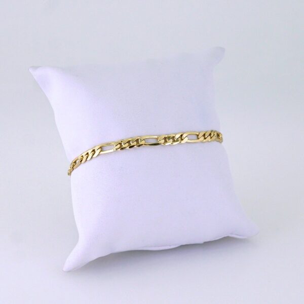 Women Bracelets/ Pulseras Dama/ Plain/ 14K Real Color// B1201
