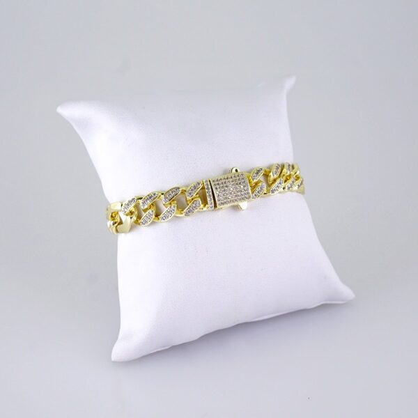 Bracelets/ Zircon Stone/ 14K Real Color/ 8mm/Cierre Original// B1227
