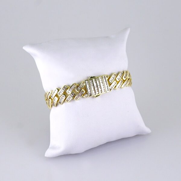 Bracelets/ Zircon Stone/ 14K Real Color/ 8mm/Cierre Original// B1228