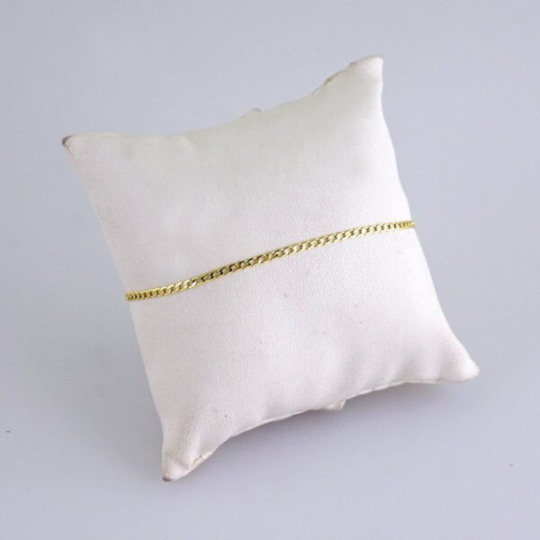 Bracelets/ Pulseras/ Plain 2mm/ 14K Real Color// B1233