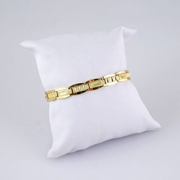 B1282 Bracelets Woman/ Pulseras Dama/ Plain/ 14K Real Color
