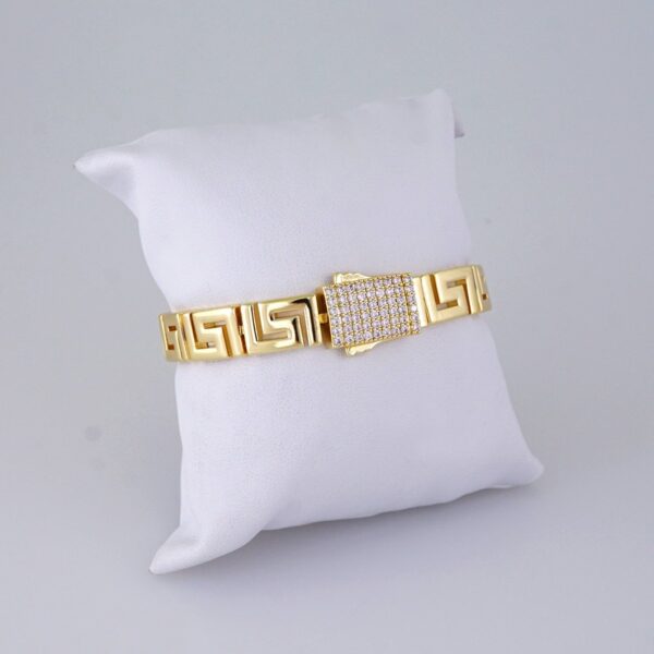 B1308 Bracelet - Pulseras/ Zircon Stone - 14K Real Color