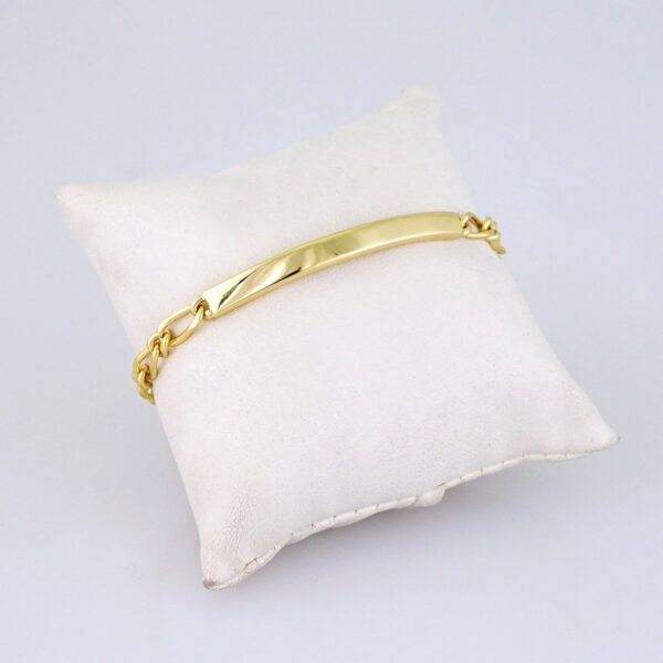 B1319 Bracelet - Pulseras/Plain/ 14K Real Color