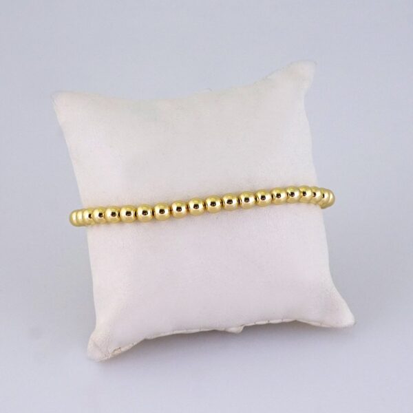 B1329 Bracelet - Pulseras/Plain/ 14K Real Color