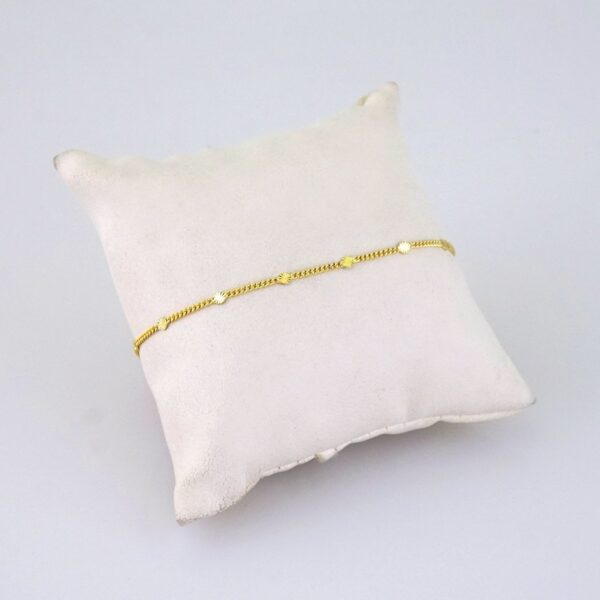 B1345 Bracelet - Pulseras/Plain/ 14K Real Color