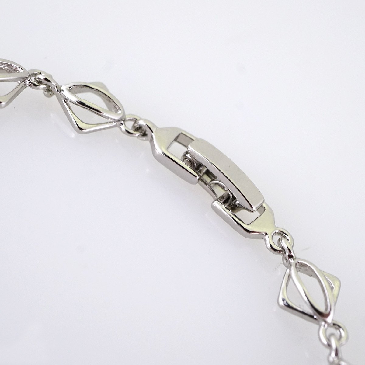 B1378 Bracelet - Pulseras - Plain - Silver Color - Image 3