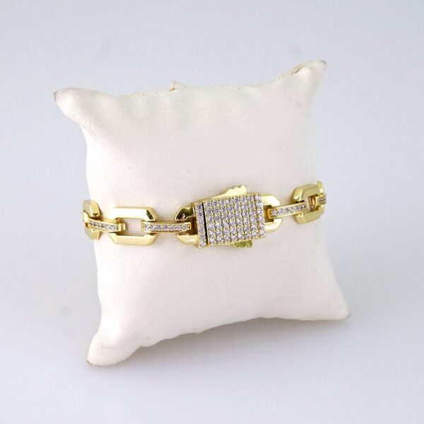 B1381 Bracelet - Pulseras - Zircon Stone - 14K Real Color