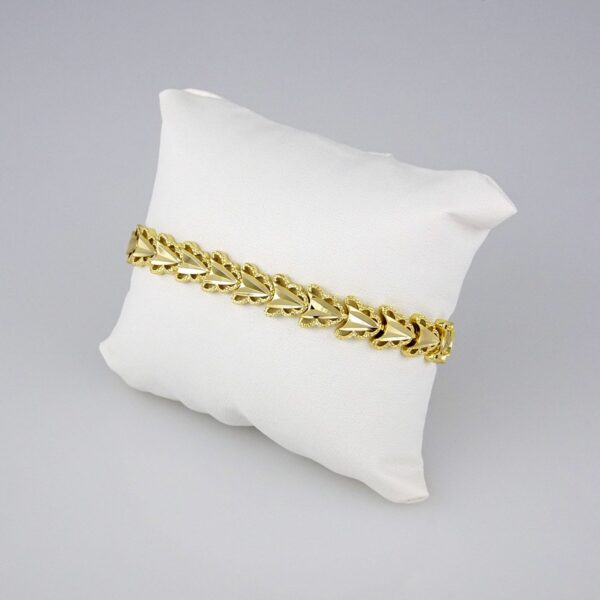 Bracelets Woman/ Pulseras Dama/  Zircon Stone/ 14K Real Color// B228