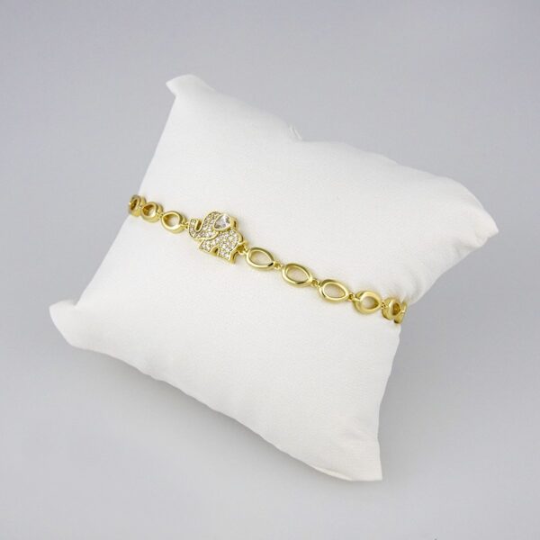 Bracelets Woman/ Pulseras Dama/  Zircon Stone/ 14K Real Color// B229