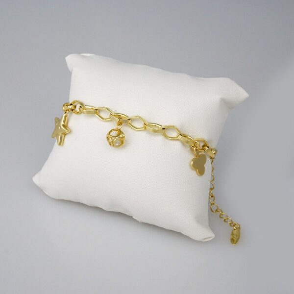 Bracelets Woman/ Pulseras Dama/  Zircon Stone/ 14K Real Color// B260