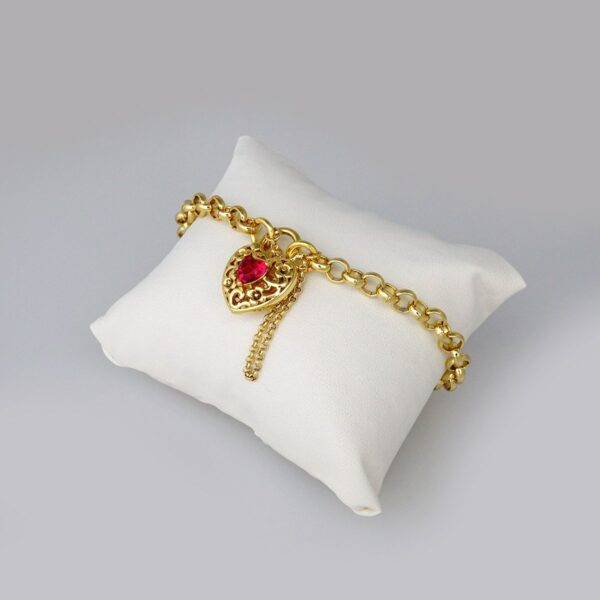 Bracelets Woman/ Pulseras Dama/  Zircon Stone/ 14K Real Color// B266