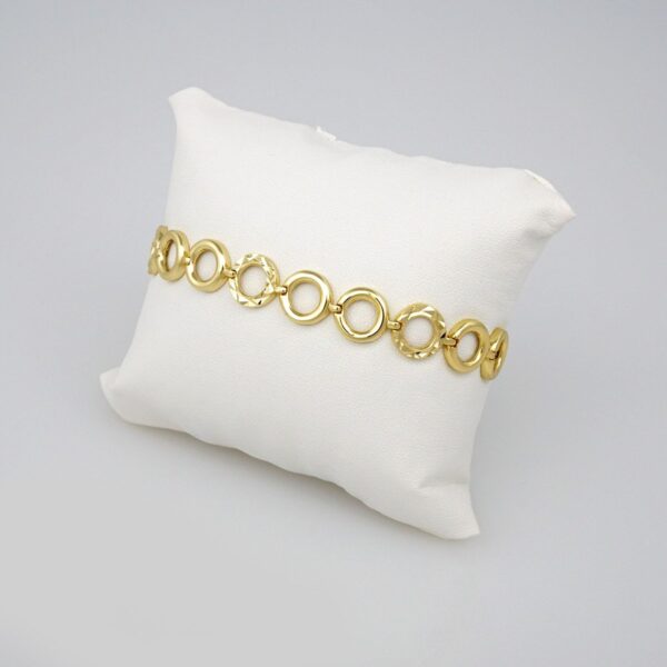Bracelets Woman/ Pulseras mujer/   Zircon Stone/  14K Real Color// B270