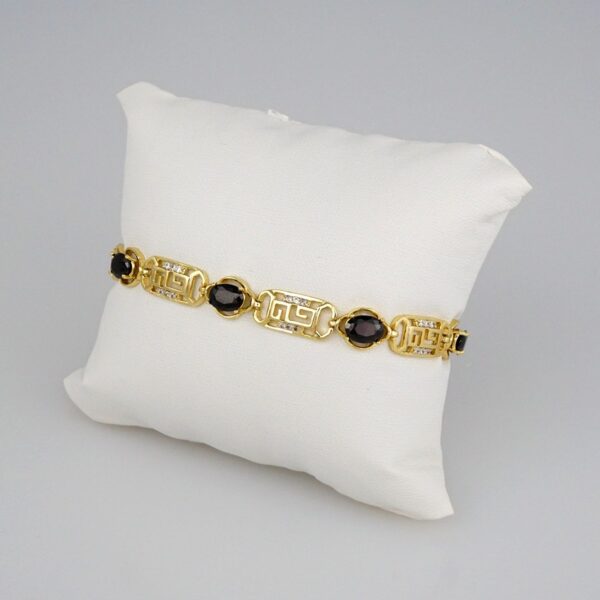 Bracelets Woman/ Pulseras Dama/  Zircon Stone/  14K Real Color// B297