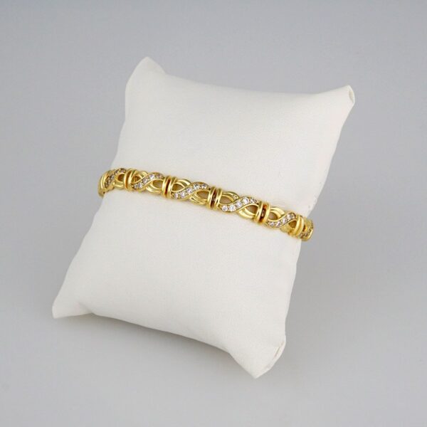 Bracelets Woman/ Pulseras Dama/  Zircon Stone/  14K Real Color// B332