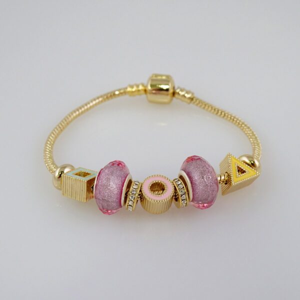 Women Bracelets/ Pulseras Dama/  Zircon Stone/  14K Real Color// B792