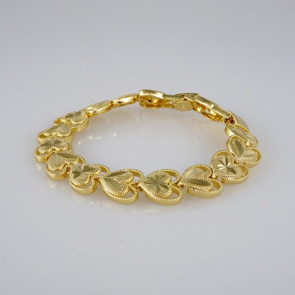 Bracelets Woman/ Pulseras Dama/ Plain/ 14K Real Color// B414