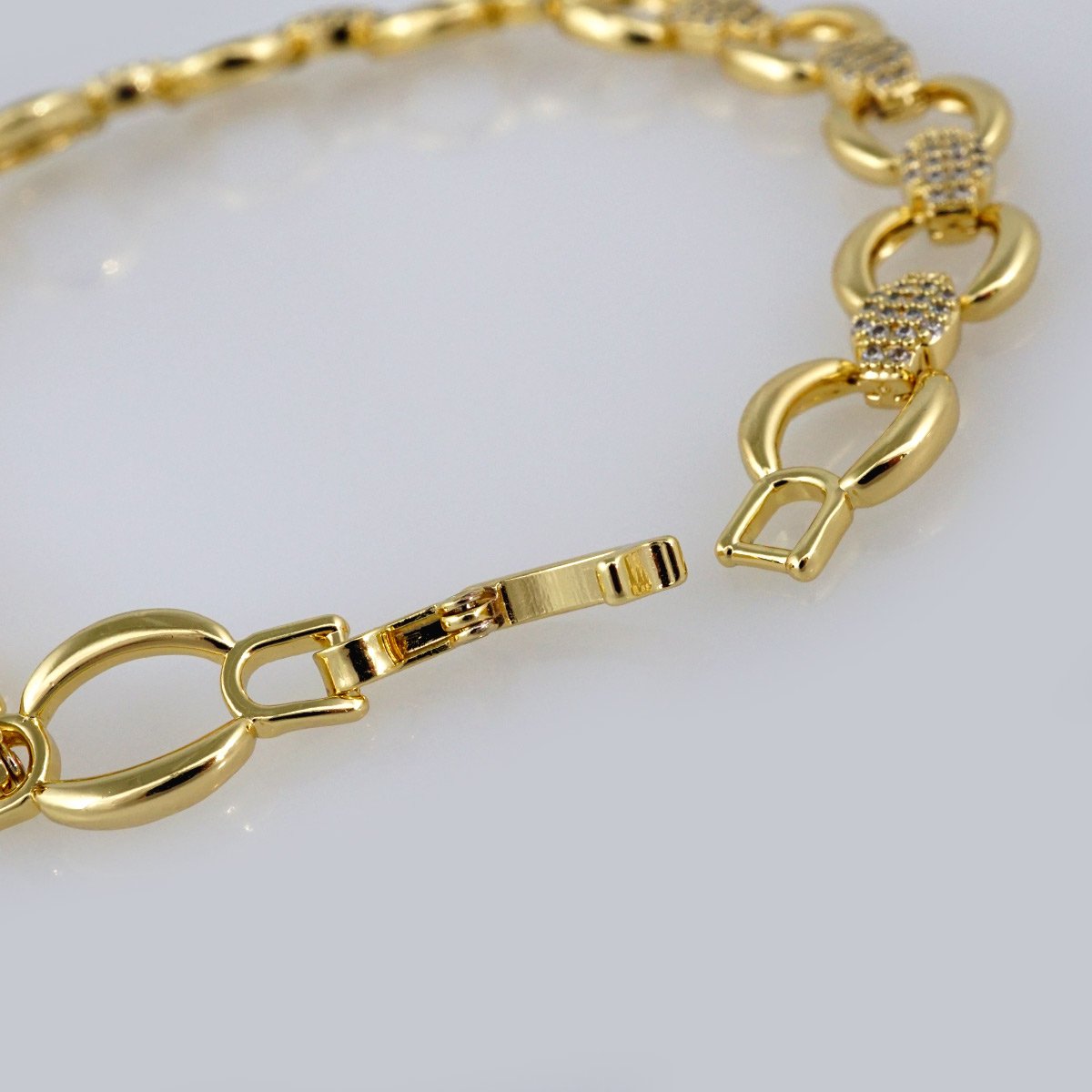 Bracelets Woman/ Pulseras mujer/ Zircon Stone/ 14K Real Color// B423 - Image 3