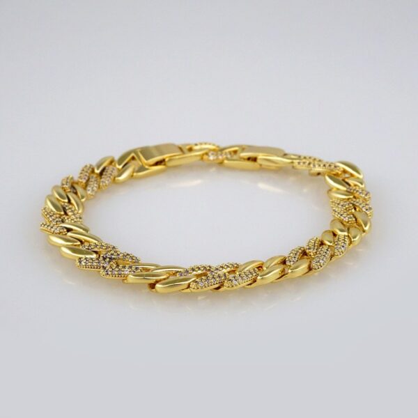 Bracelets Woman/ Pulseras mujer/   Zircon Stone/  14K Real Color// B426