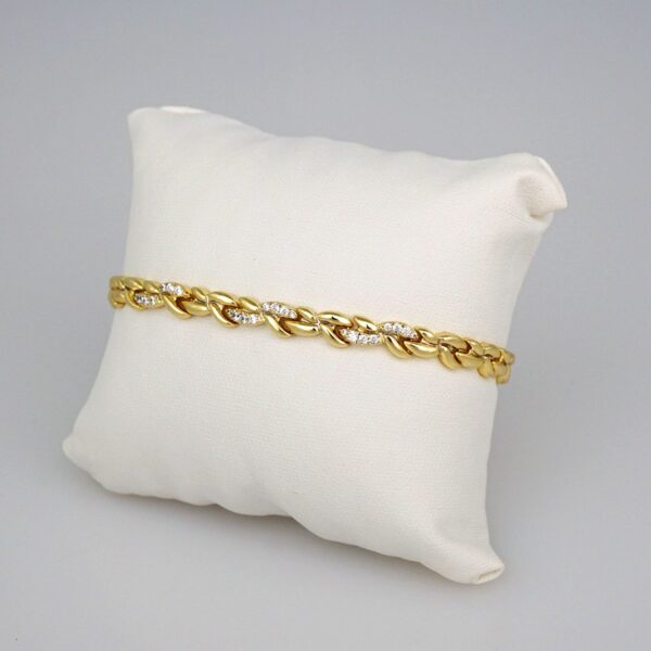 Bracelets Women/ Manillas Mujer/  14K Real Color/  Zircon Stone// B470