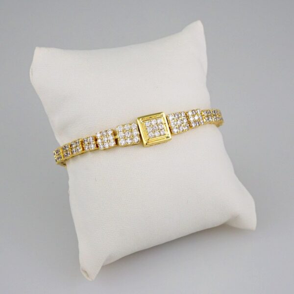 Women Bracelets/ Pulseras Dama/  Zircon Stone/ 14K Real Color// B533