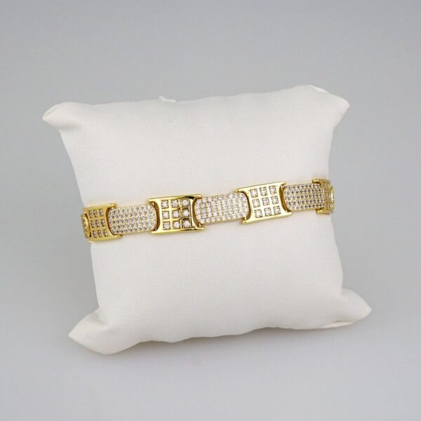 Women Bracelets/ Pulseras Dama/  Zircon Stone/ 14K Real Color// B545