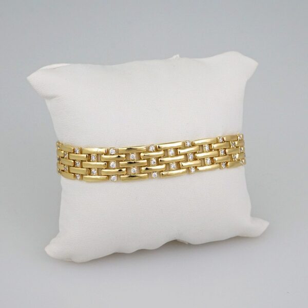 Women Bracelets/ Pulseras Dama/  Zircon Stone/  14K Real Color// B568