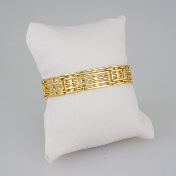 Women Bracelets/ Pulseras Dama/  Plain/  14K Real Color// B651