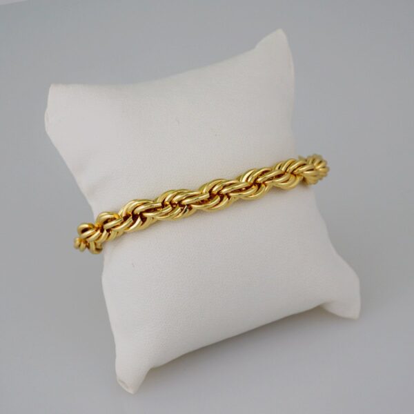 Bracelets/ Pulseras / Plain/ 14K Real Color/ 12mm// B693