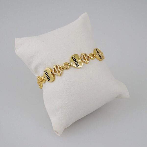 Women Bracelets/ Pulseras Dama/  Zircon Stone/  14K Real Color// B703