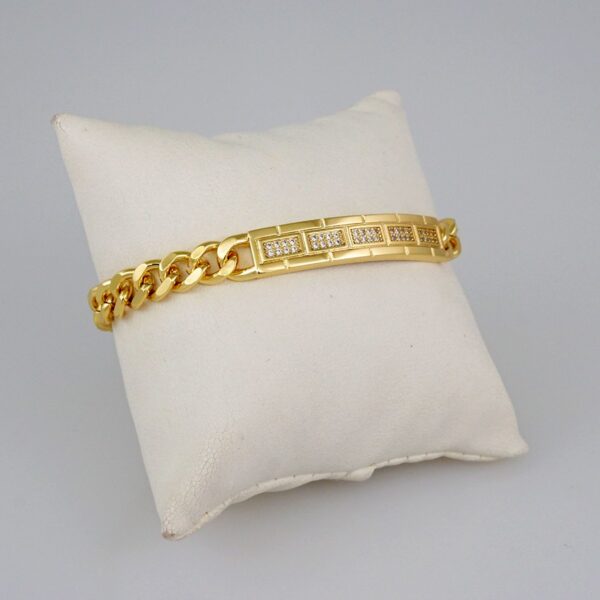 Women Bracelets/ Pulseras Dama/  Zircon Stone/  14K Real Color// B740
