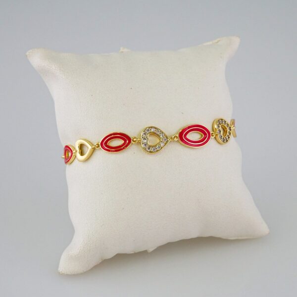 Bracelets Women/ Manillas Mujer/  14K Real Color/  Zircon Stone// B752