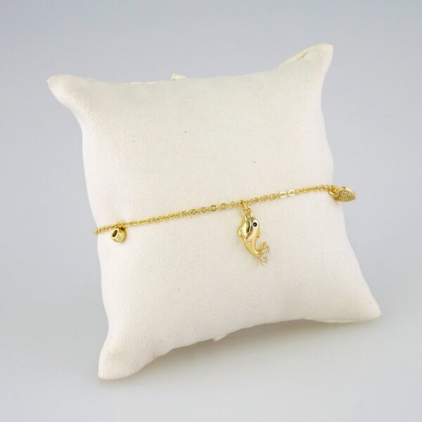 Bracelets Women/ Manillas Mujer/  14K Real Color/  Zircon Stone// B753