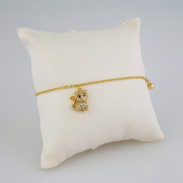 Bracelets Women/ Manillas Mujer/  14K Real Color/  Zircon Stone// B758