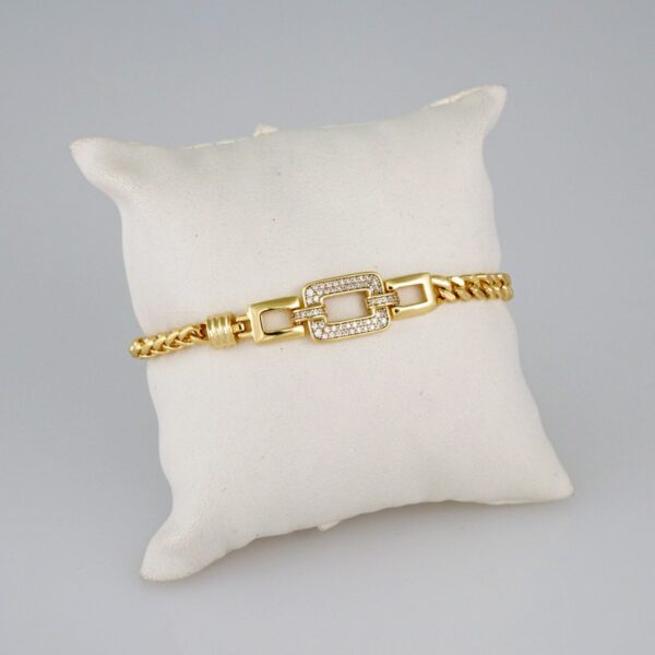 Bracelets Women/ Manillas Mujer/ 14K Real Color/Zircon Stone// B794