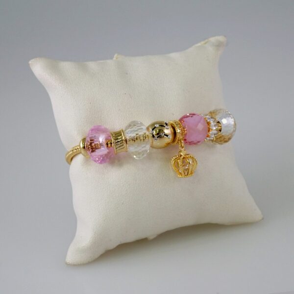 Women Bracelets/ Pulseras Dama/  Zircon Stone/  14K Real Color// B804