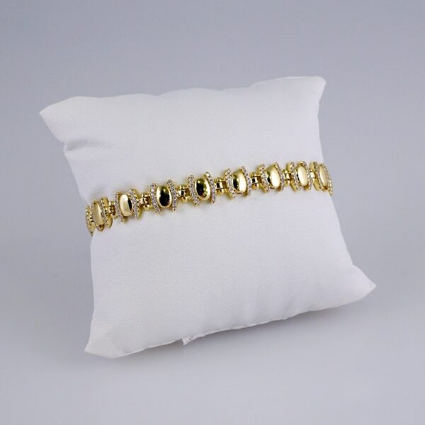 Women Bracelets/ Pulseras Dama/ Zircon Stone/14K Real Color// B862