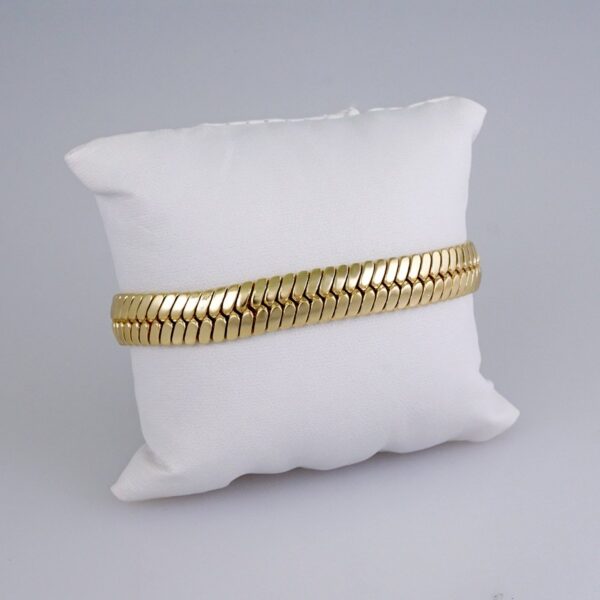 Bracelets/ Pulseras /  Plain/  14K Real Color// B934