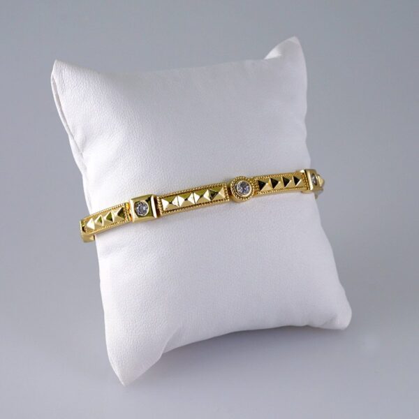 Woman Bracelets/ Pulseras Dama/ Zircon Stone/14K Real Color// B942