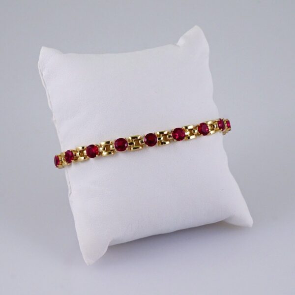 Woman Bracelets/ Pulseras Dama/  Zircon Stone/  14K Real Color// B973