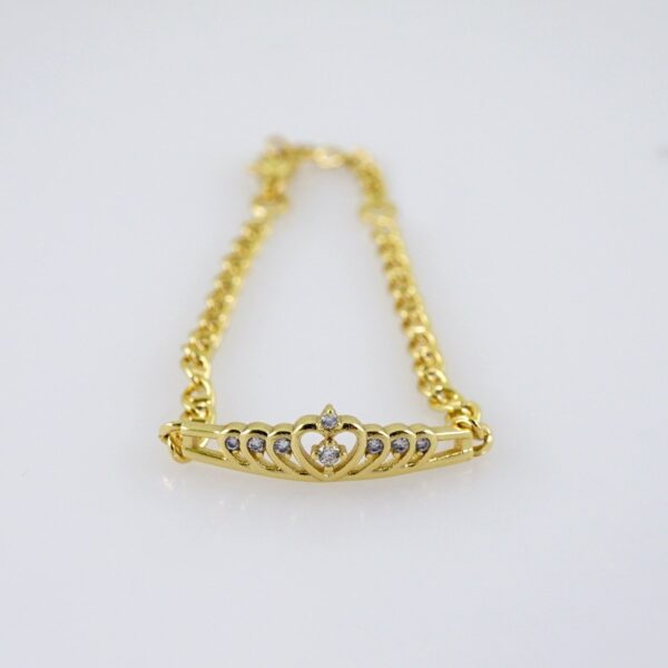 Women Bracelets/ Pulseras Dama/  Zircon Stone/  14K Real Color// B998