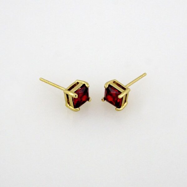 Earrings Woman/ Aretes Dama/ Zircon Stone/ 14K Real Color//E107