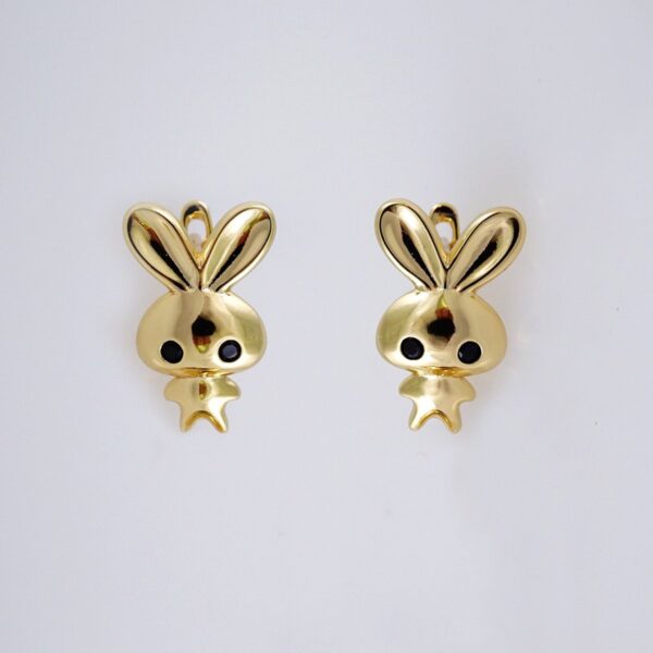 Woman Earrings / Aretes Dama/  Zircon Stone/  14k Real Color// E1119