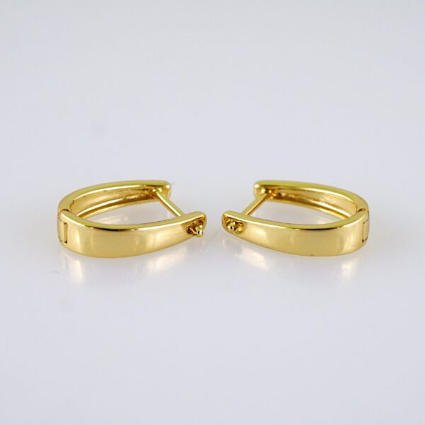 Women Earrings/ Aretes Dama/  Zircon Stone/  14k Real Color// E1312