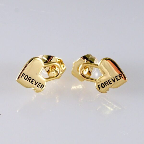 Women Earrings/ Aretes Dama/ Plain/ 14k Real Color// E1404